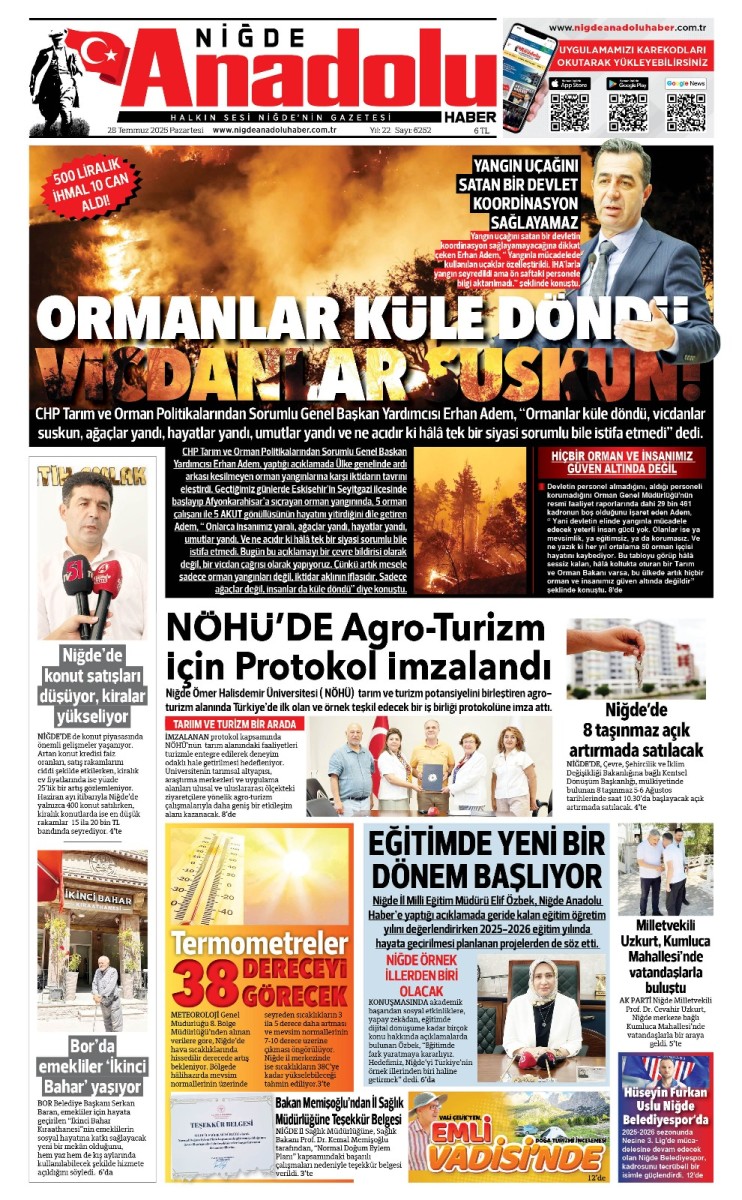  2025-07-28 Gazetesi