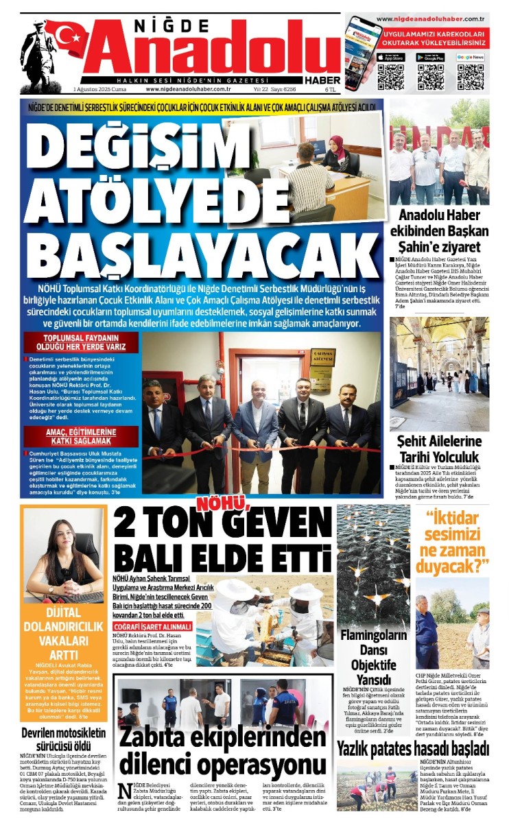  2025-08-01 Gazetesi