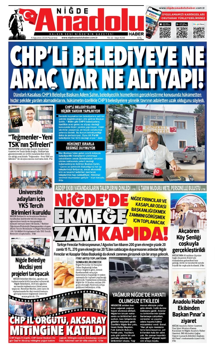  2025-08-04 Gazetesi