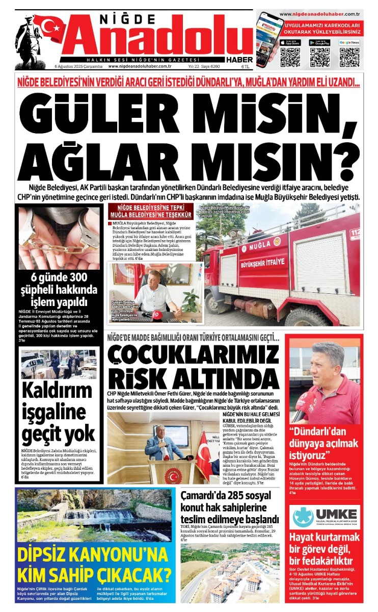  2025-08-06 Gazetesi