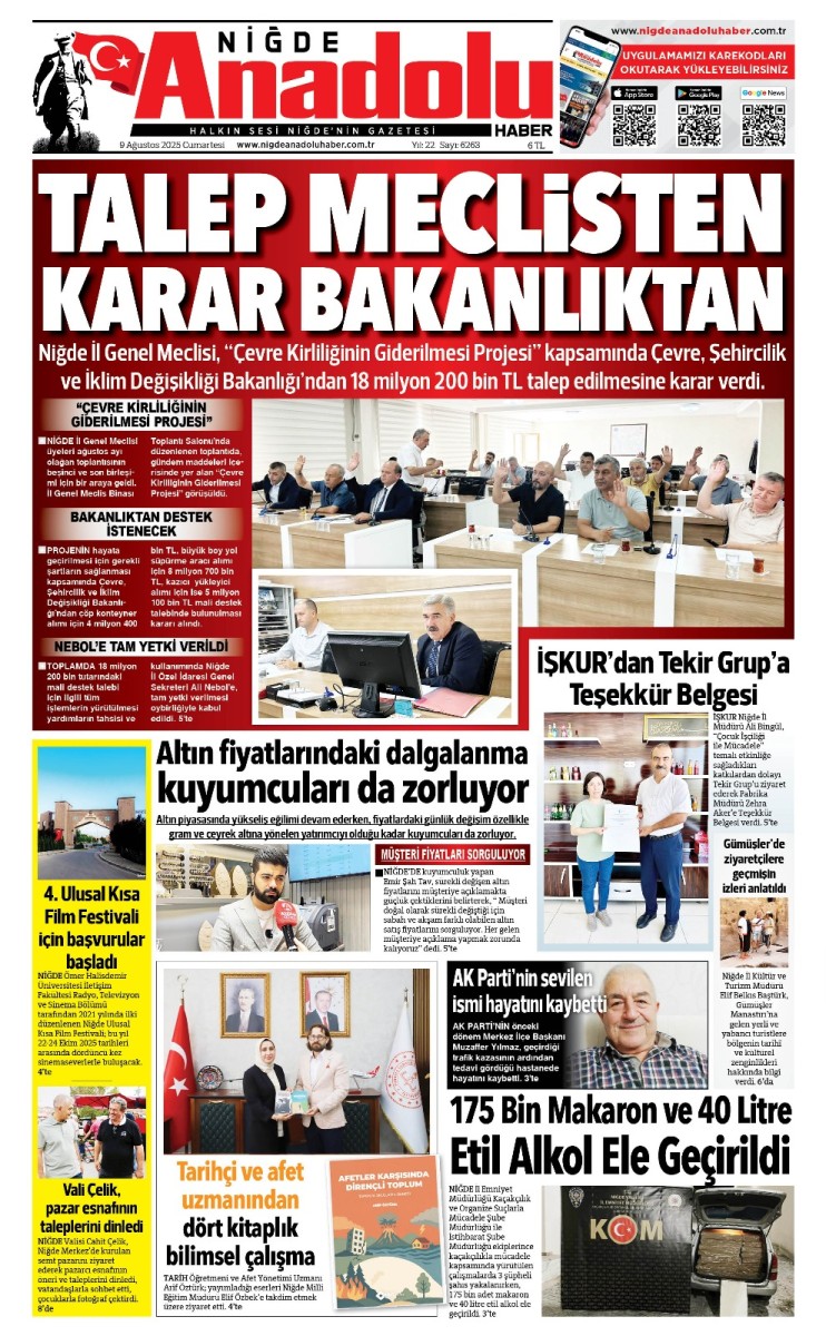  2025-08-09 Gazetesi