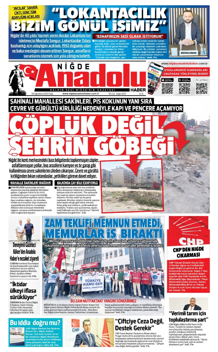  2025-08-19 Gazetesi