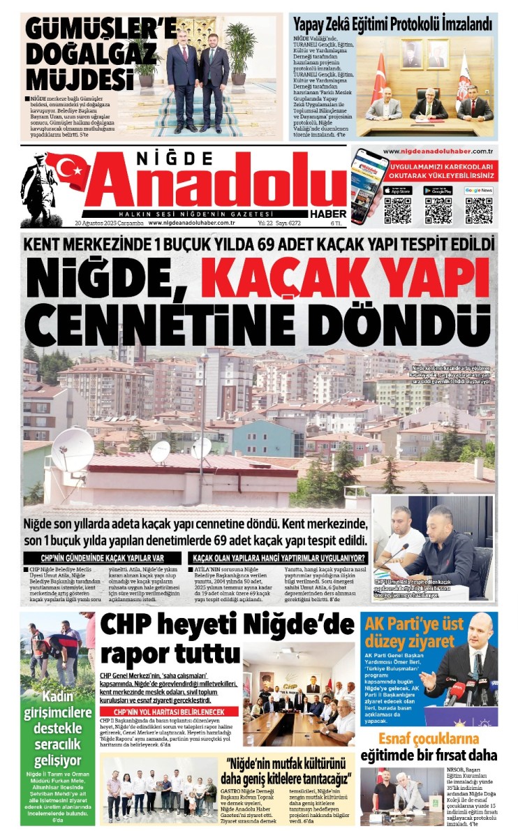  2025-08-20 Gazetesi