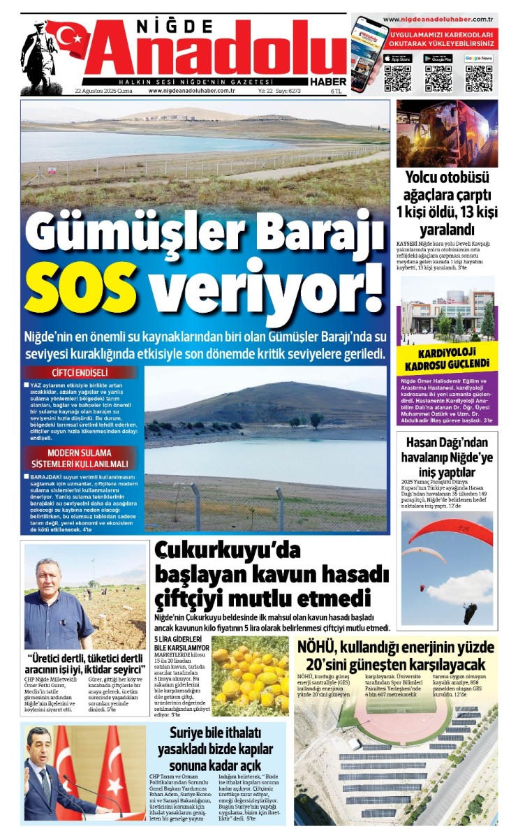  2025-08-22 Gazetesi