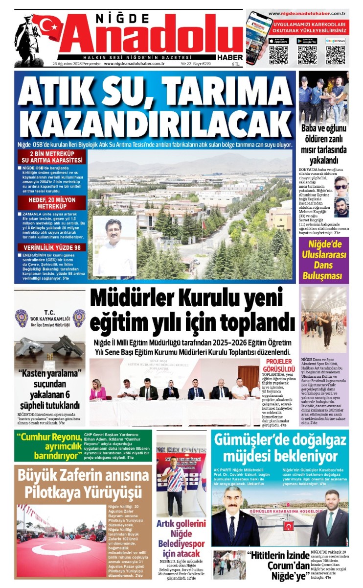  2025-08-28 Gazetesi