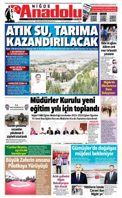 BUGÜNKÜ GAZETEMİZ