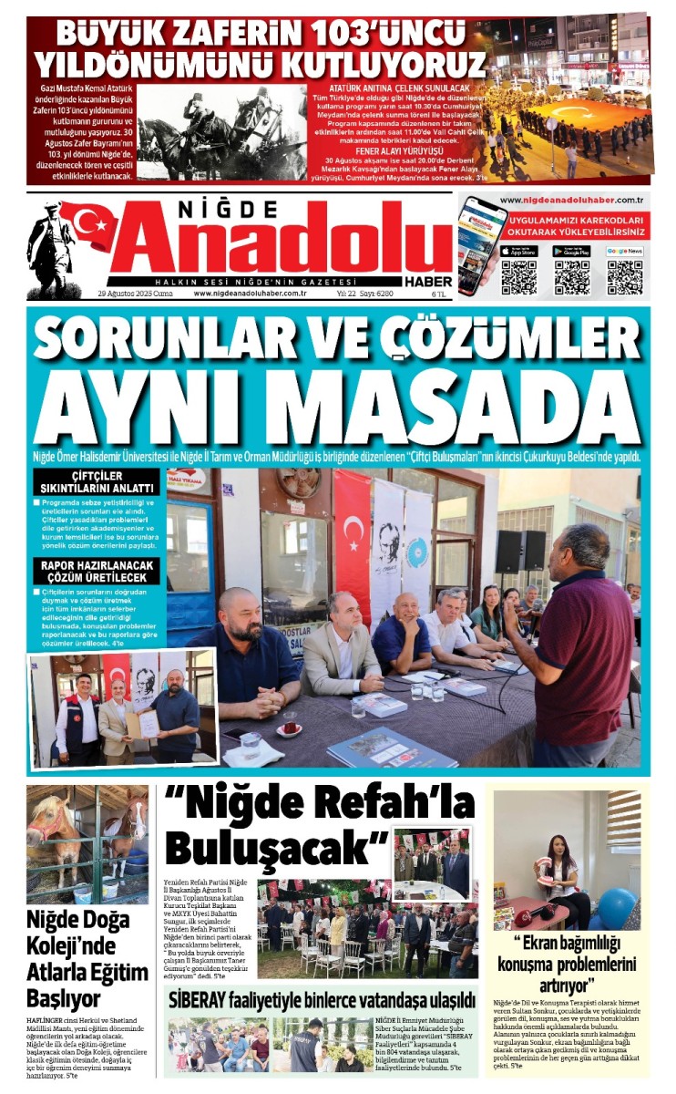  2025-08-29 Gazetesi