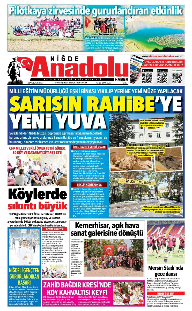  2025-09-02 Gazetesi