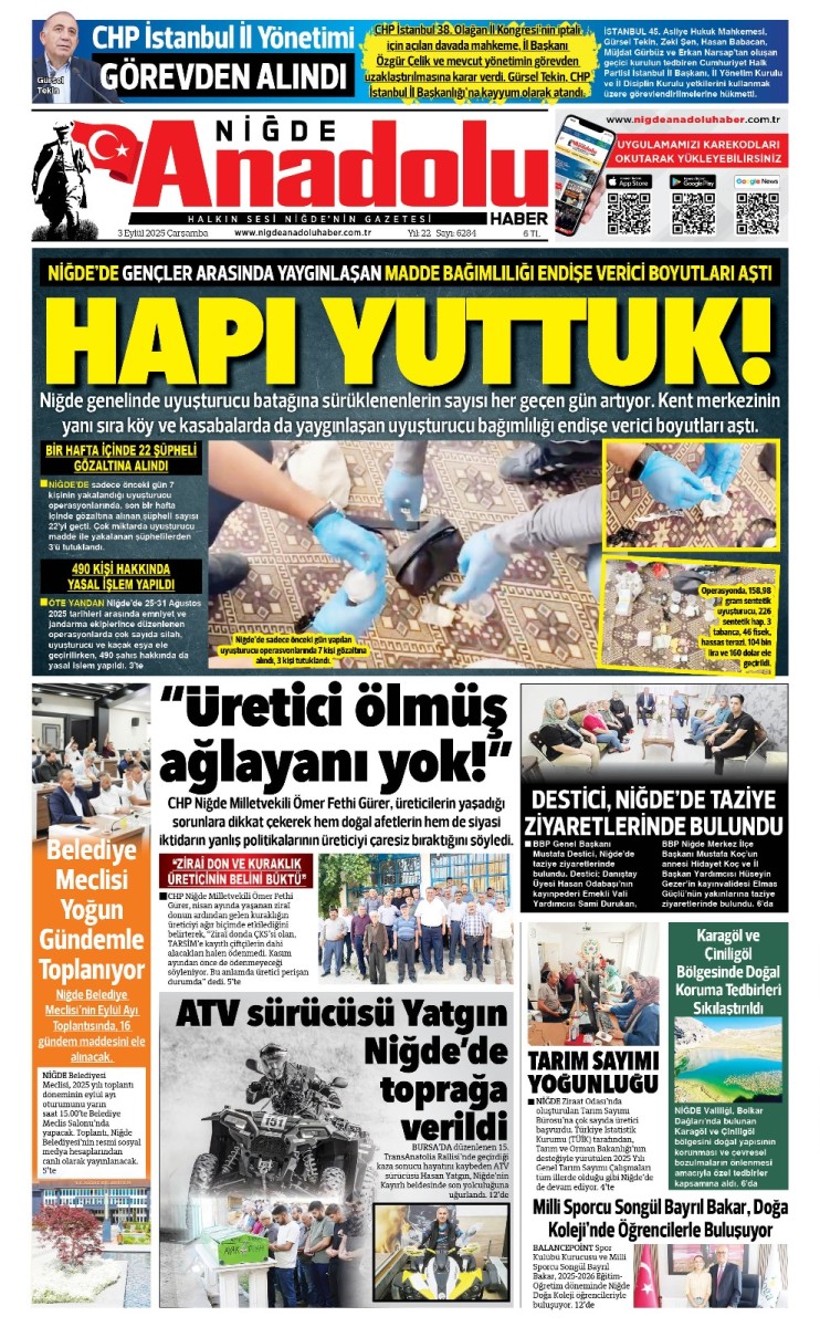  2025-09-03 Gazetesi