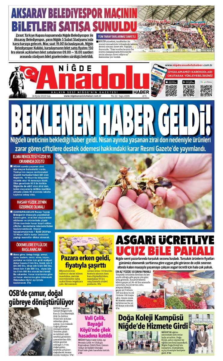  2025-09-16 Gazetesi