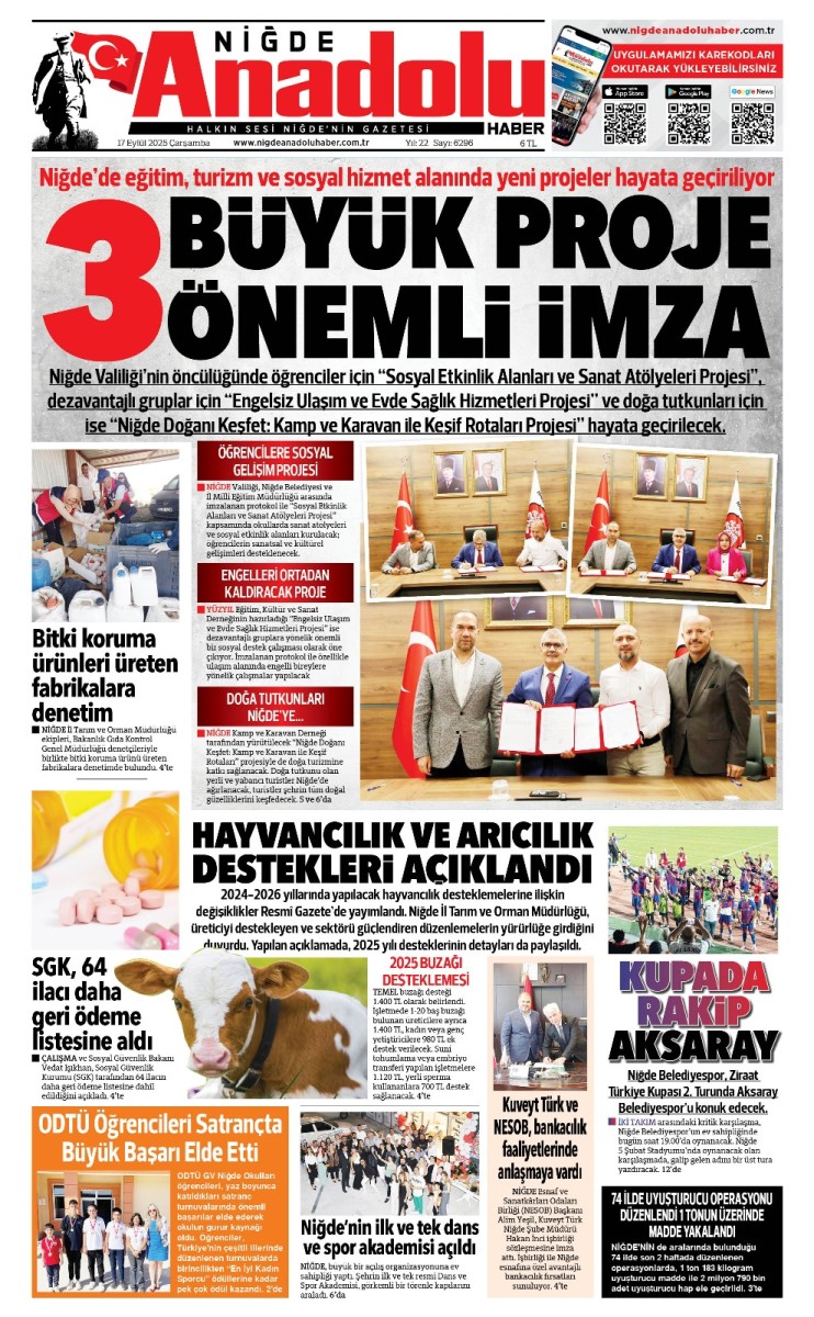  2025-09-17 Gazetesi