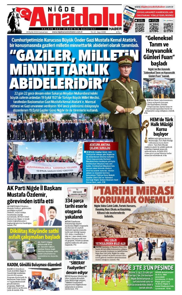  2025-09-20 Gazetesi