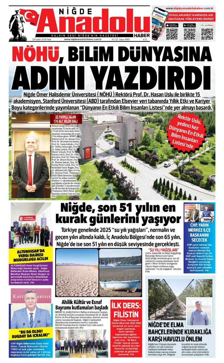  2025-09-23 Gazetesi