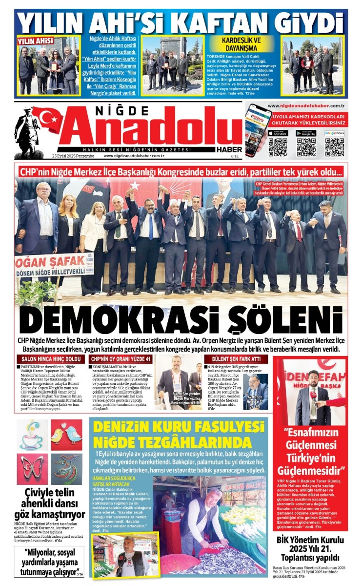  2025-09-25 Gazetesi