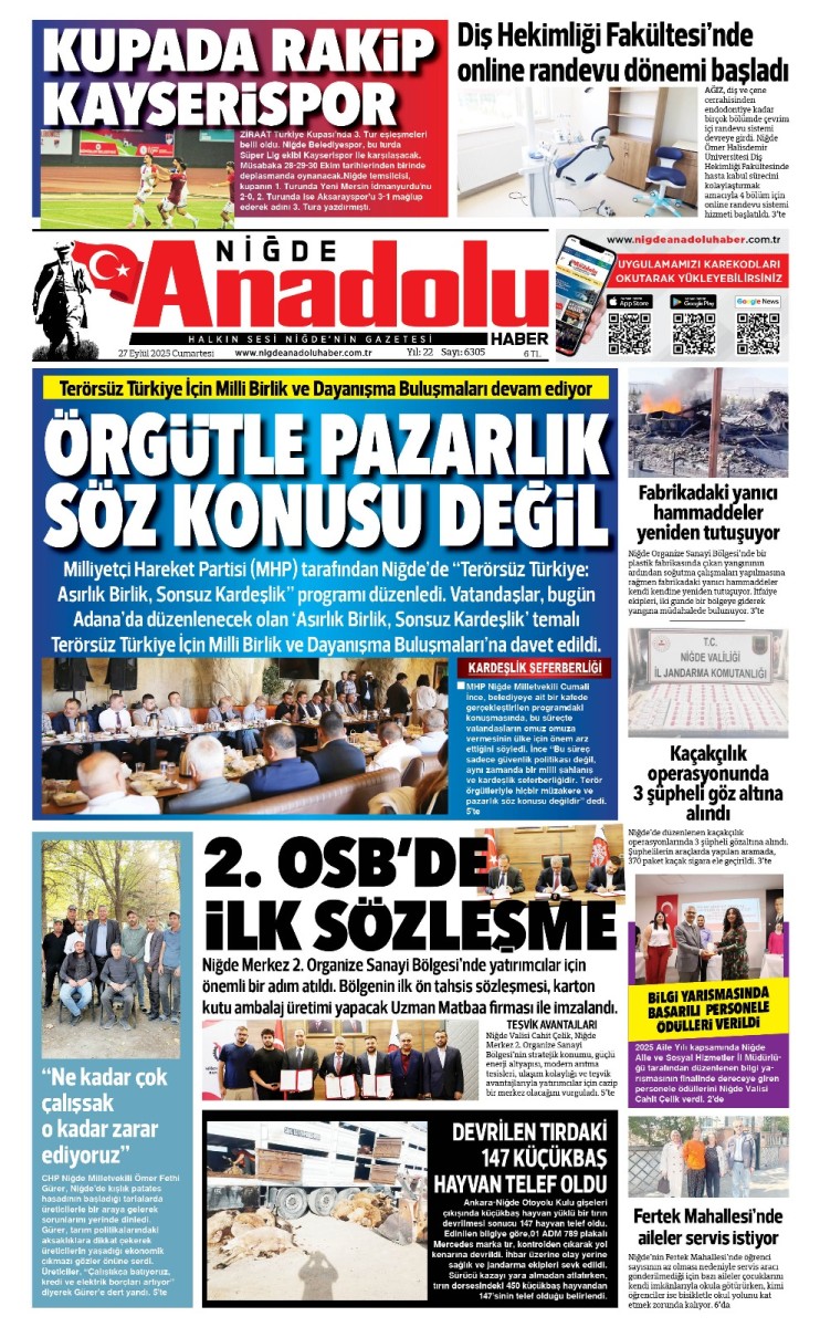  2025-09-27 Gazetesi