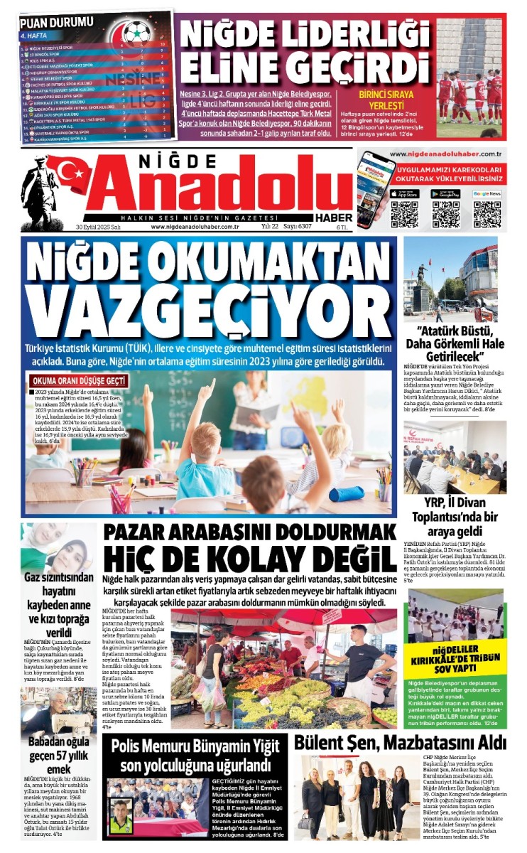  2025-09-30 Gazetesi