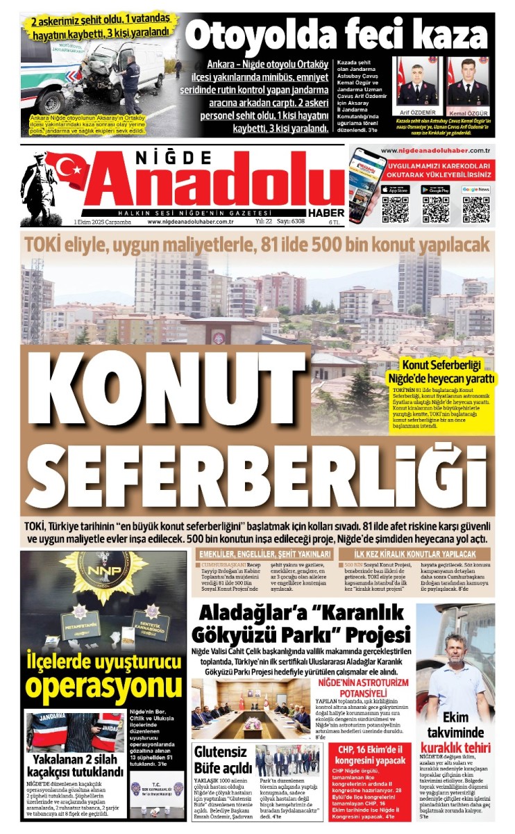  2025-10-01 Gazetesi