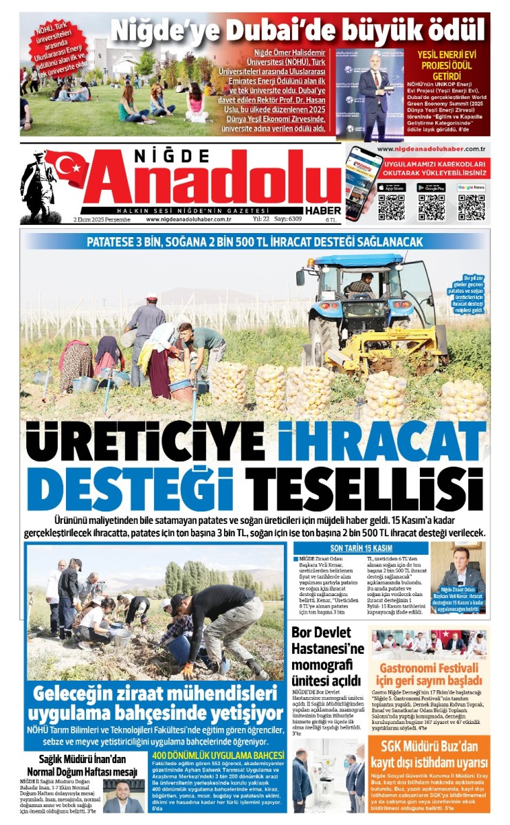  2025-10-02 Gazetesi