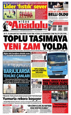 BUGÜNKÜ GAZETEMİZ