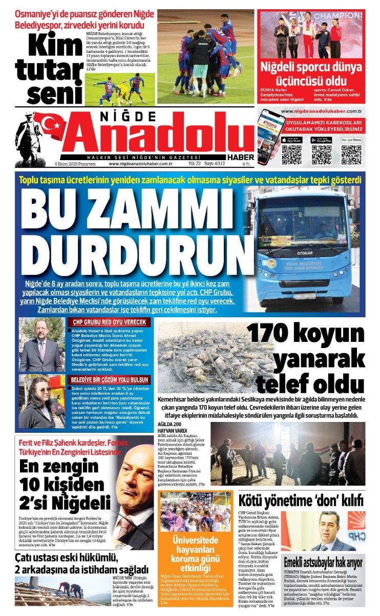  2025-10-06 Gazetesi