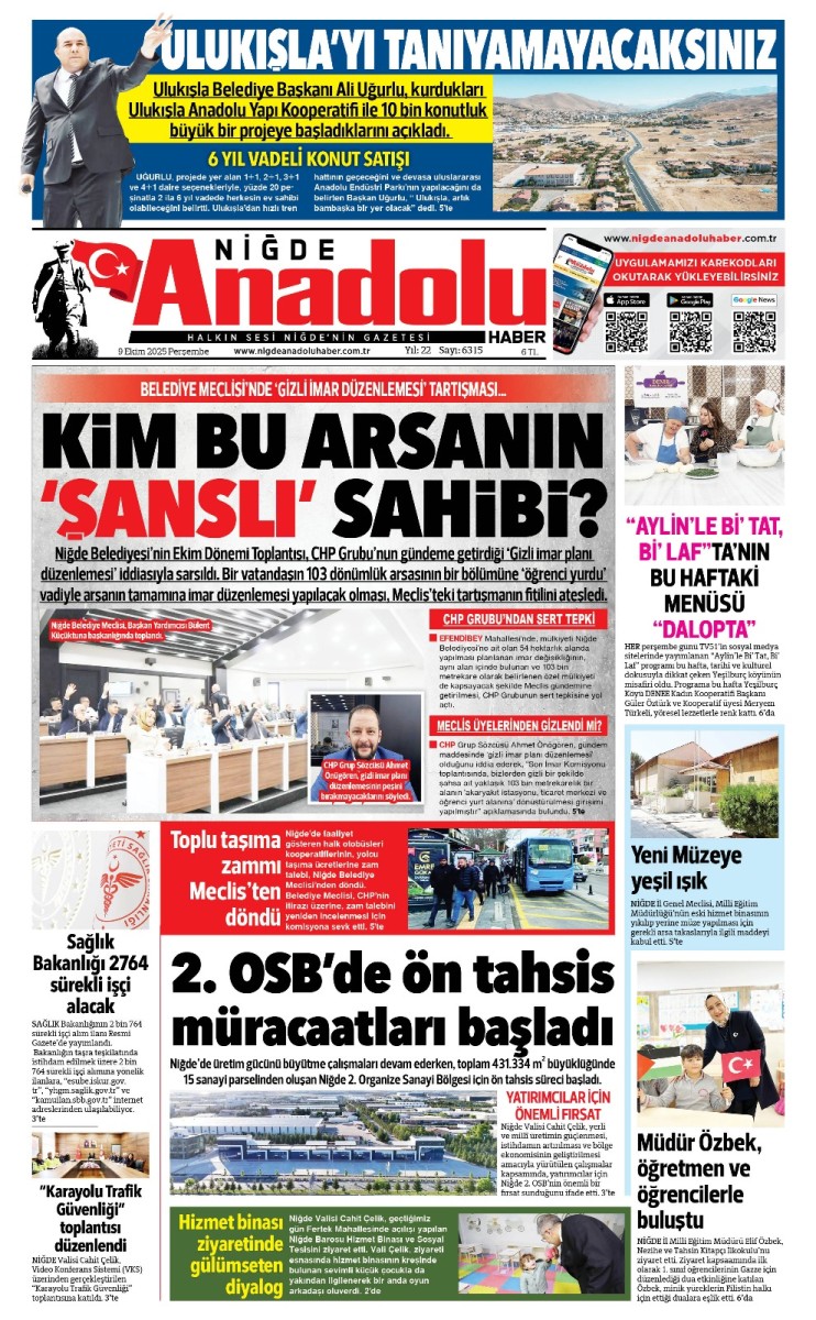  2025-10-09 Gazetesi