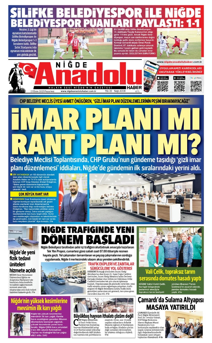  2025-10-13 Gazetesi