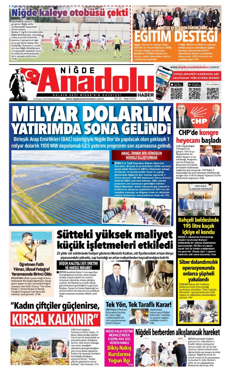  2025-10-16 Gazetesi