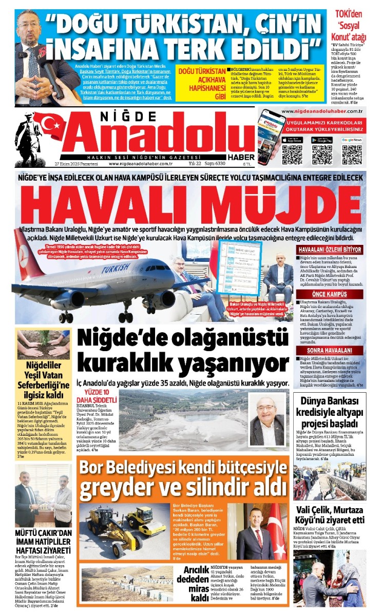  2025-10-27 Gazetesi