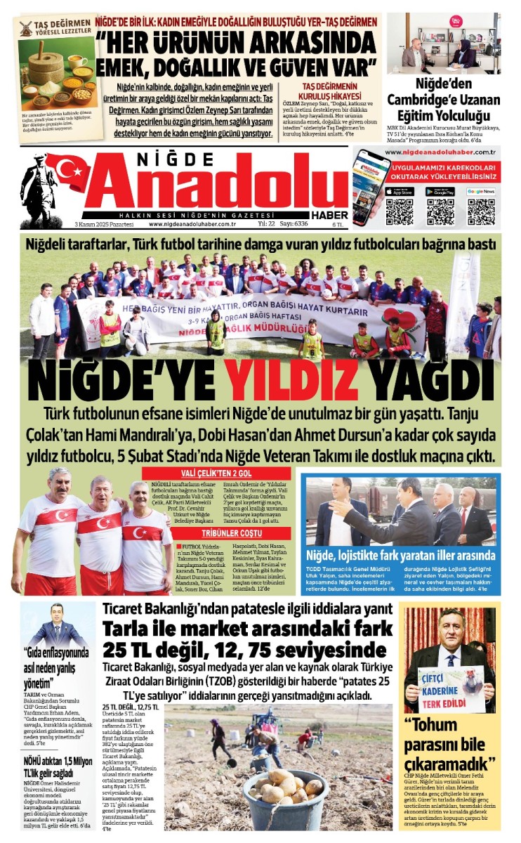  2025-11-03 Gazetesi