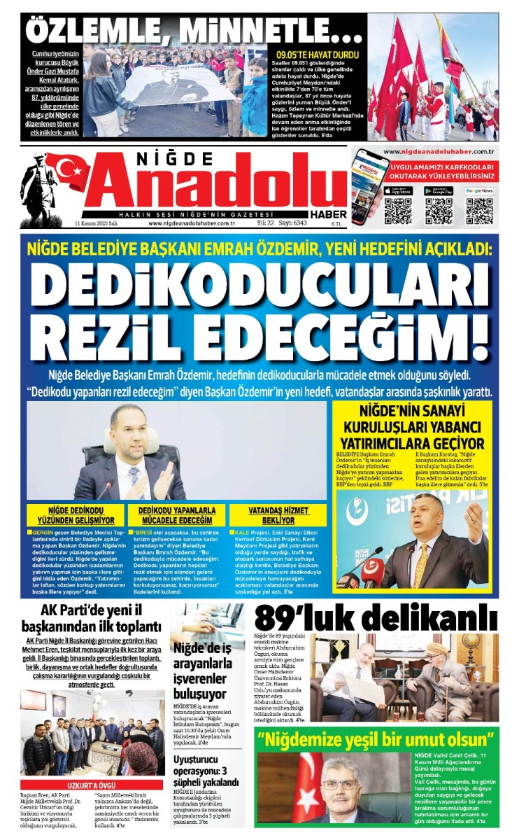  2025-11-11 Gazetesi
