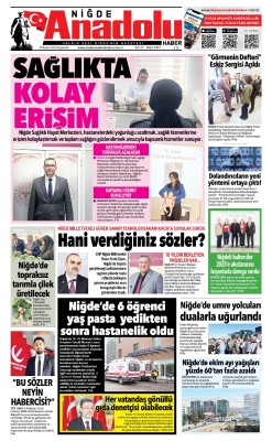 BUGÜNKÜ GAZETEMİZ