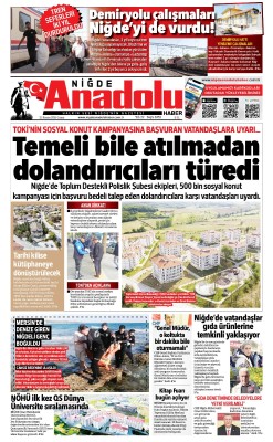 BUGÜNKÜ GAZETEMİZ