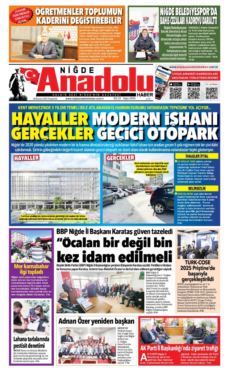  2025-11-24 Gazetesi