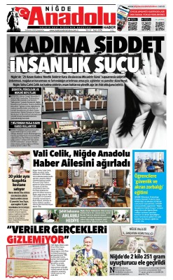 BUGÜNKÜ GAZETEMİZ