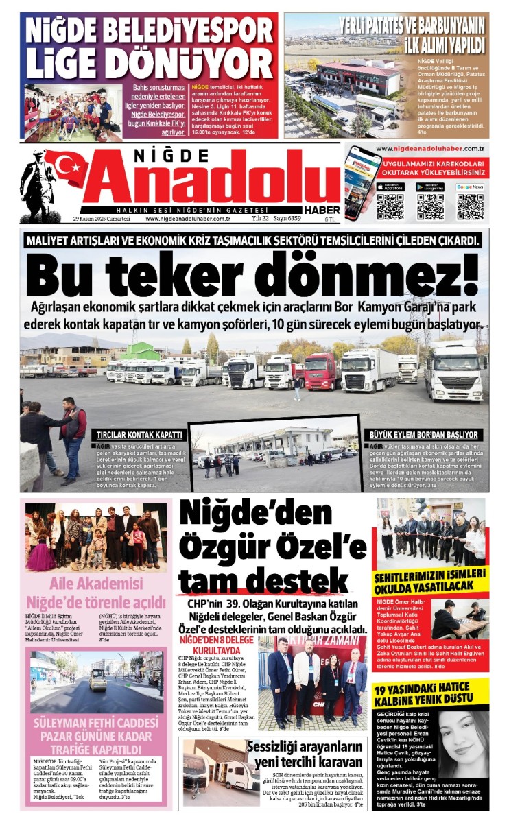  2025-11-29 Gazetesi
