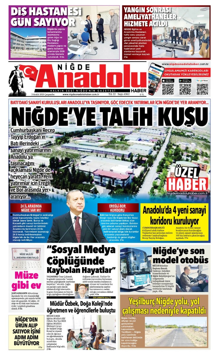  2025-12-03 Gazetesi