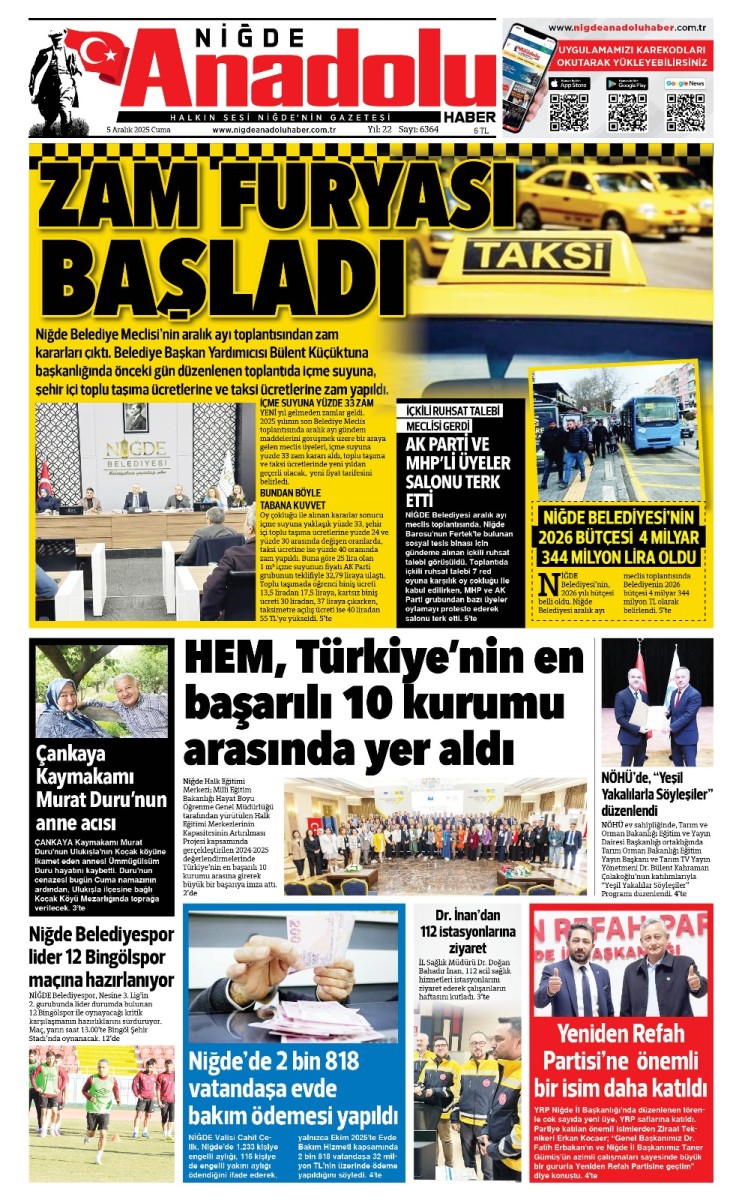  2025-12-05 Gazetesi