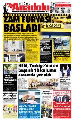 BUGÜNKÜ GAZETEMİZ