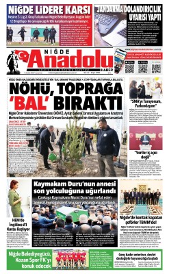 BUGÜNKÜ GAZETEMİZ
