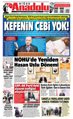 BUGÜNKÜ GAZETEMİZ