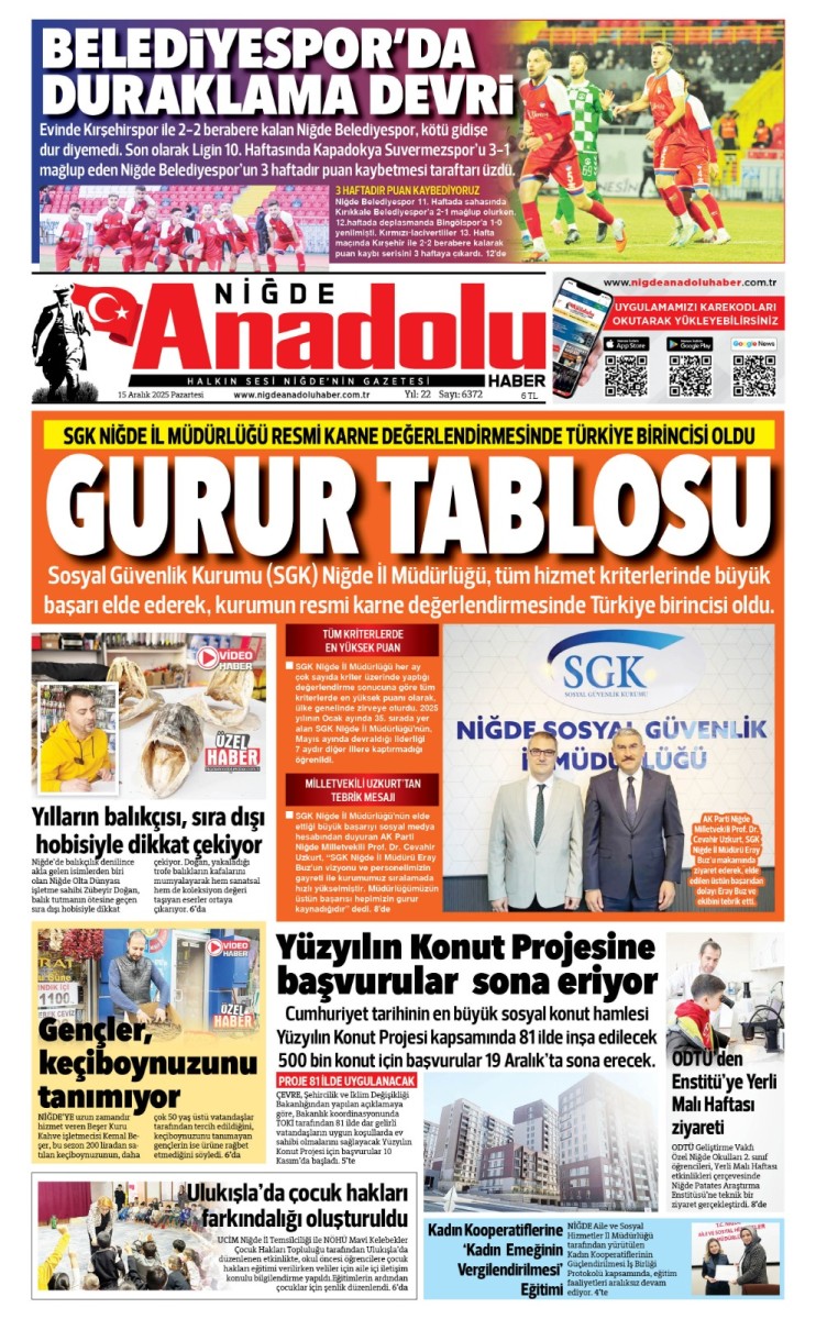  2025-12-15 Gazetesi