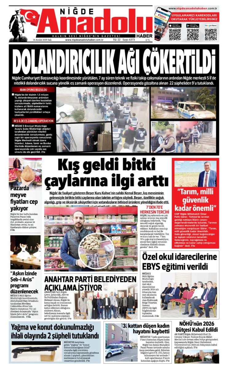  2025-12-16 Gazetesi