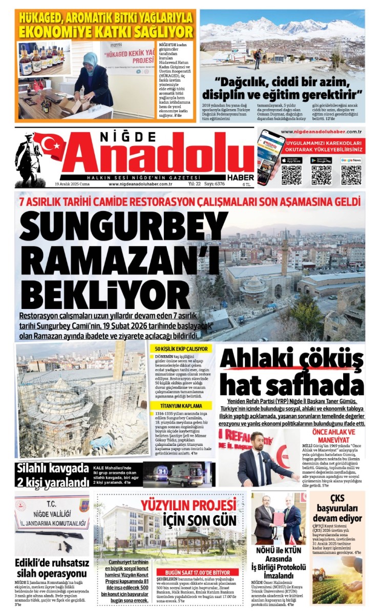  2025-12-19 Gazetesi