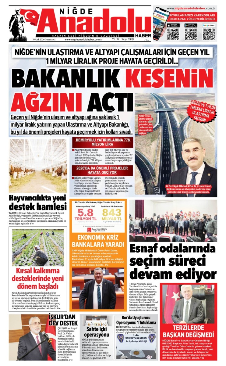  2026-01-03 Gazetesi