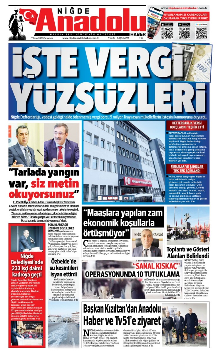  2026-01-07 Gazetesi