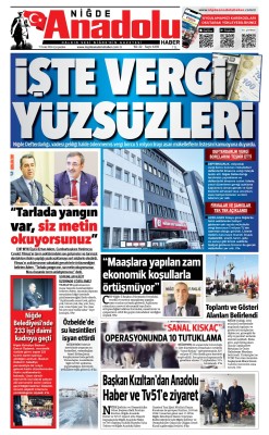 BUGÜNKÜ GAZETEMİZ