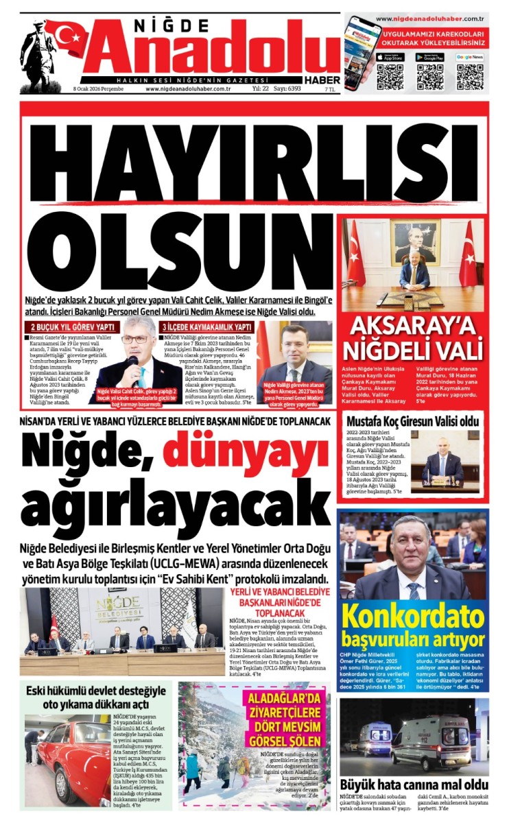  2026-01-08 Gazetesi