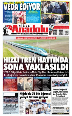 BUGÜNKÜ GAZETEMİZ