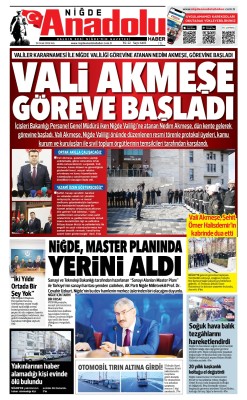 BUGÜNKÜ GAZETEMİZ