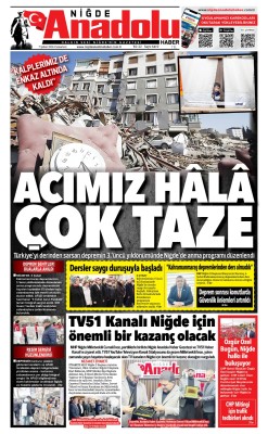 BUGÜNKÜ GAZETEMİZ